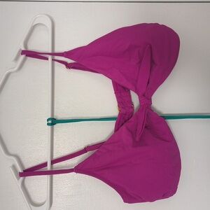 Time and Tru Magenta Bikini Top